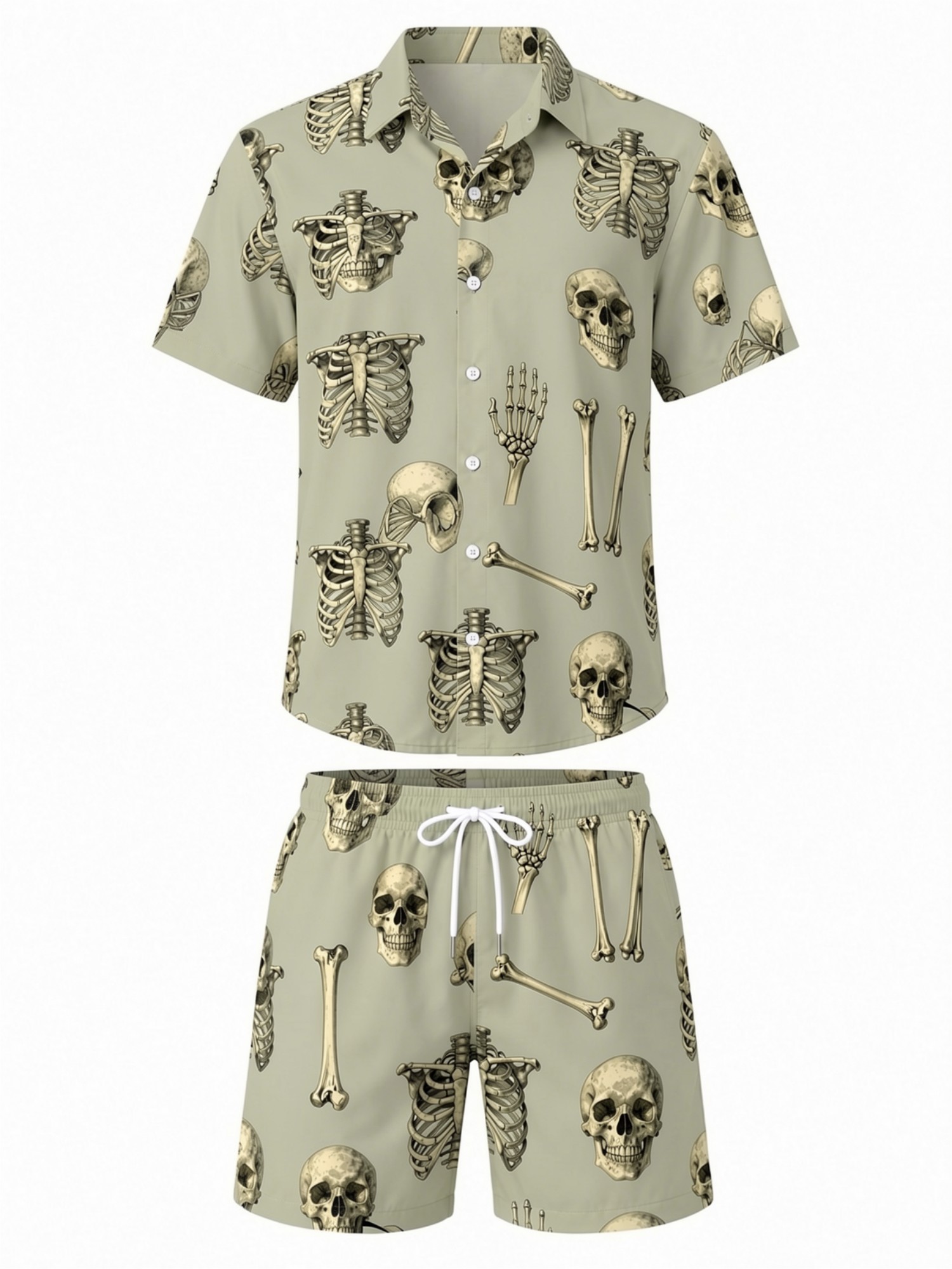 Mens Floral Short Sleeve Shirt - Resort Shirt Floral บทวิจารณ์และราคา