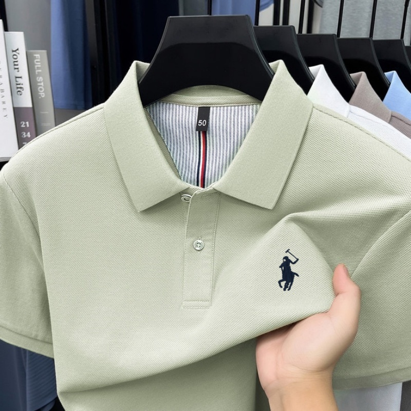 100% pure cotton 2026high-end  - Polo Shirt Pique บทวิจารณ์และราคา