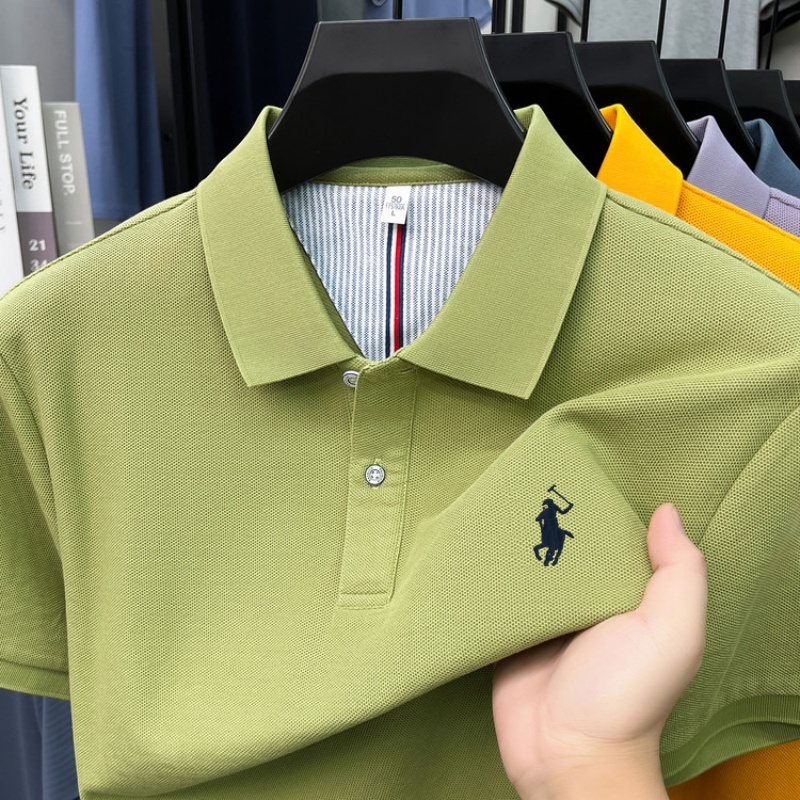 100% pure cotton 2026high-end  - Polo Shirt Pique บทวิจารณ์และราคา