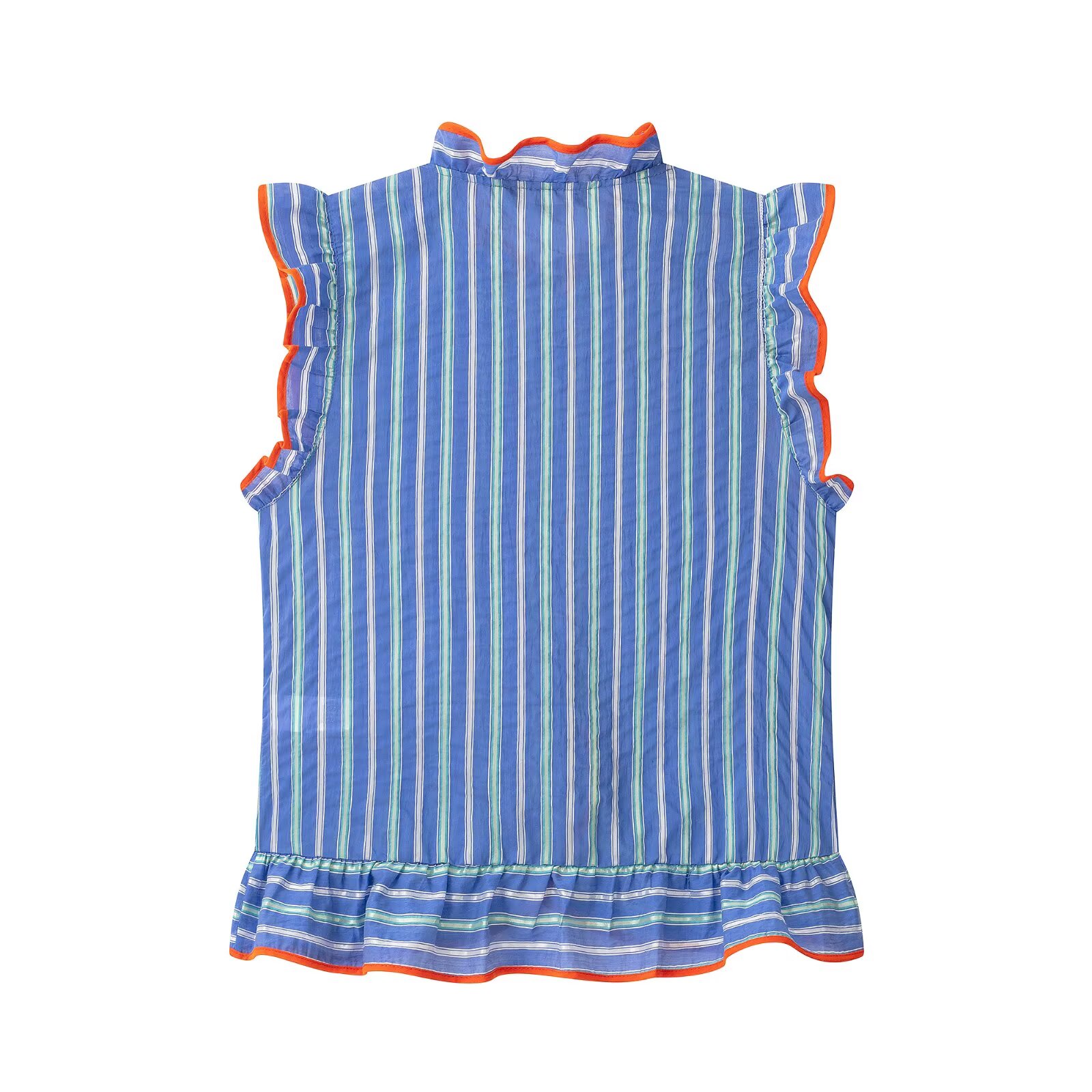 BSAY Women Colorful Striped Sl - Shirt Camp Collar บทวิจารณ์และราคา