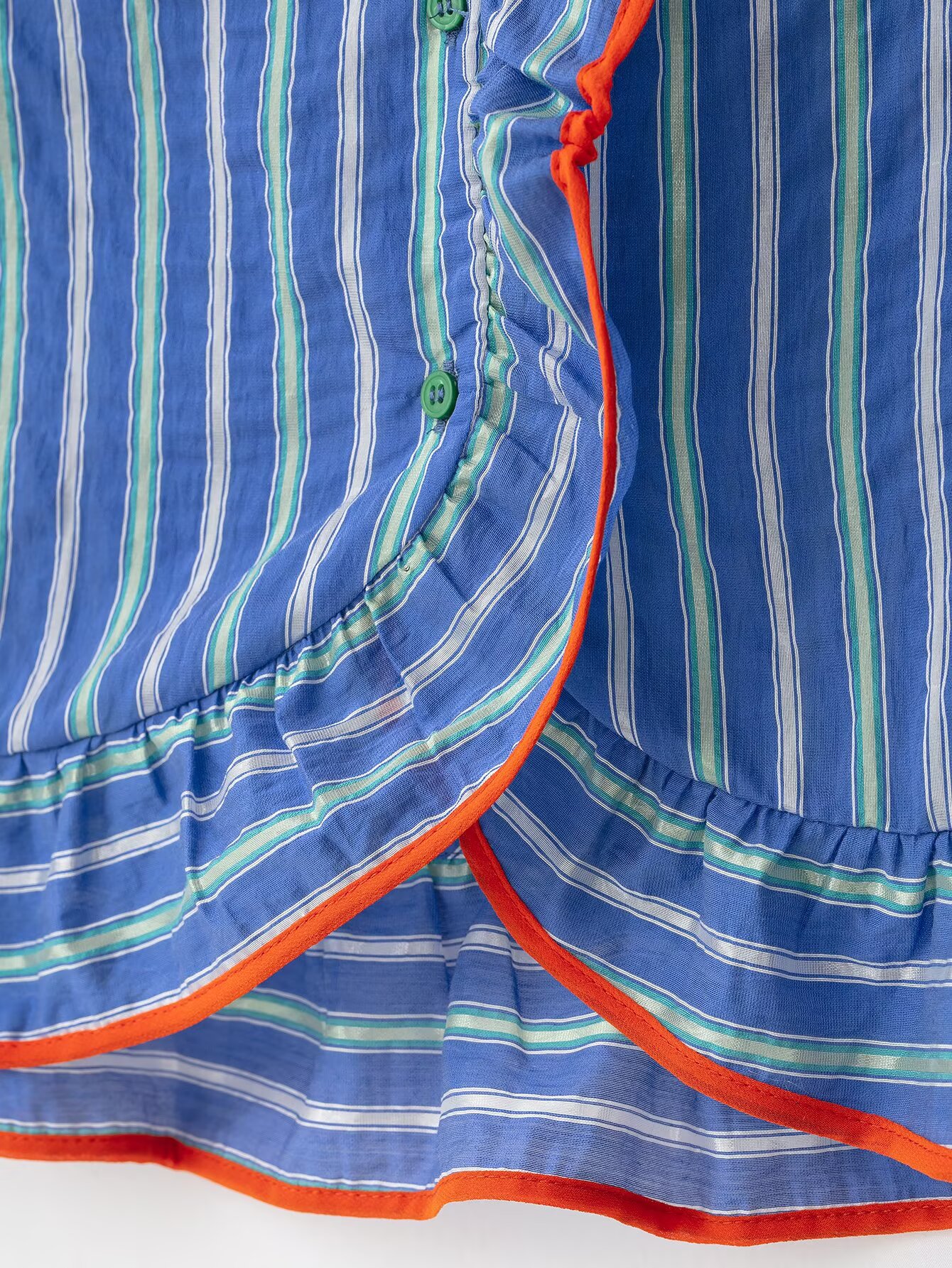 BSAY Women Colorful Striped Sl - Shirt Camp Collar บทวิจารณ์และราคา