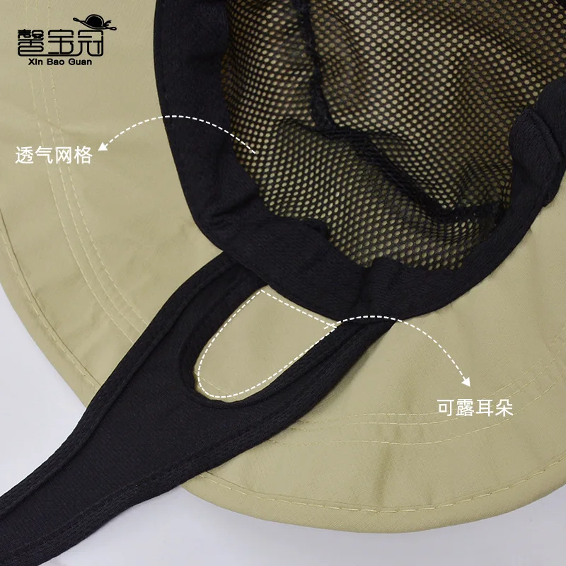 Wide Brim Waterproof Sun Bucke - Packable Hat Nylon บทวิจารณ์และราคา