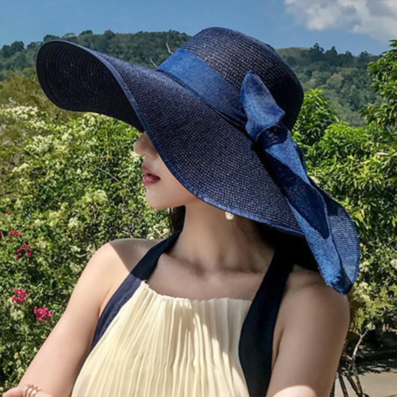 Straw Sun Hat for Women Foldab - Bucket Hat Straw บทวิจารณ์และราคา