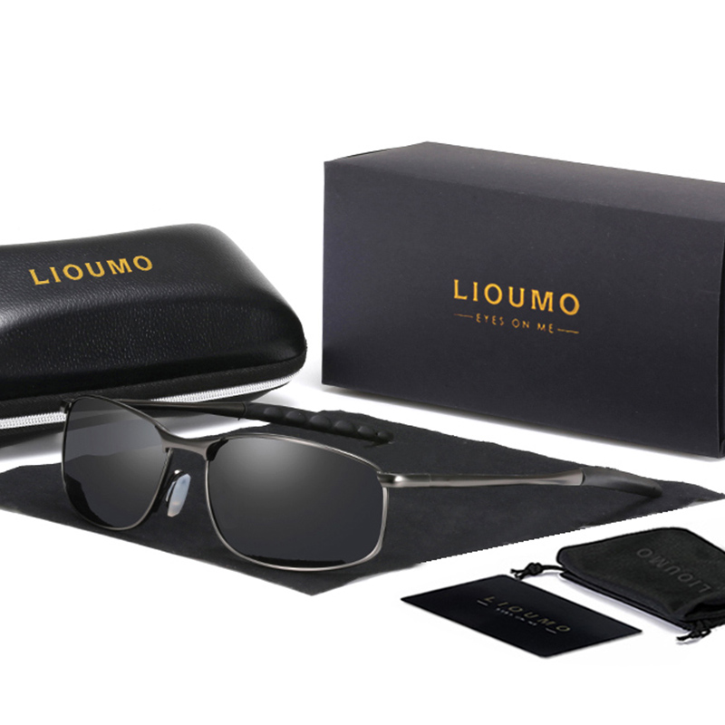 LIOUMO Brand Design New Aviati - Sunglasses Aviator Polarized บทวิจารณ์และราคา