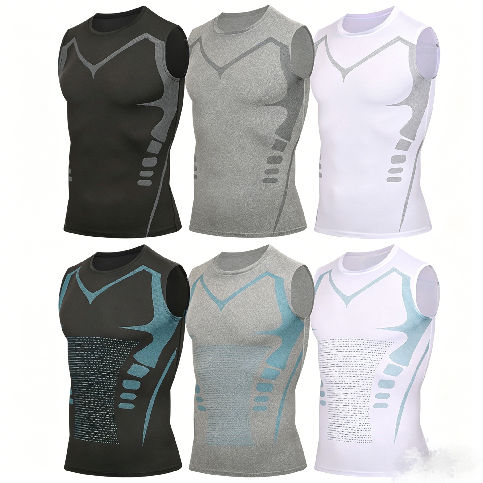 Compression Tank Top Mens Gym  - Tank Top Muscle บทวิจารณ์และราคา