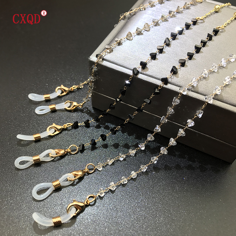 Colorful Triangular Glass Bead - Sunglass Retainer Cord บทวิจารณ์และราคา