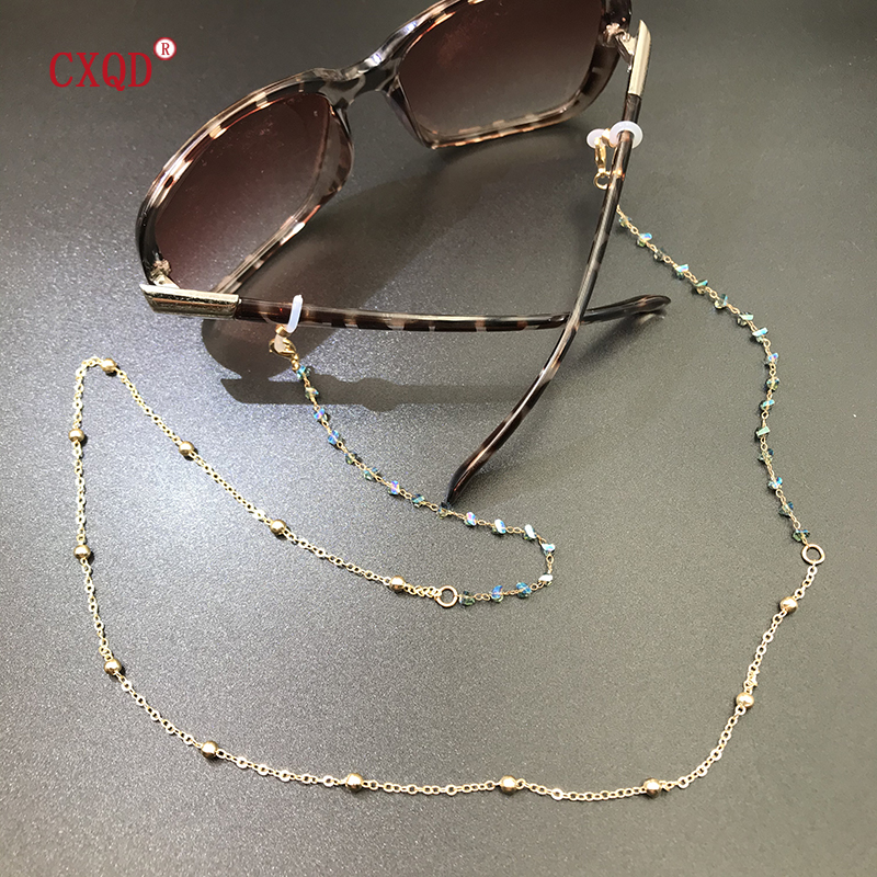 Colorful Triangular Glass Bead - Sunglass Retainer Cord บทวิจารณ์และราคา