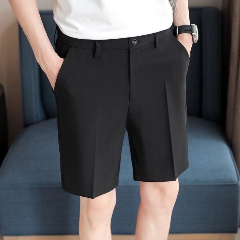 Men's Slim Fit Suit Shorts Sum - Shorts Chino Slim บทวิจารณ์และราคา