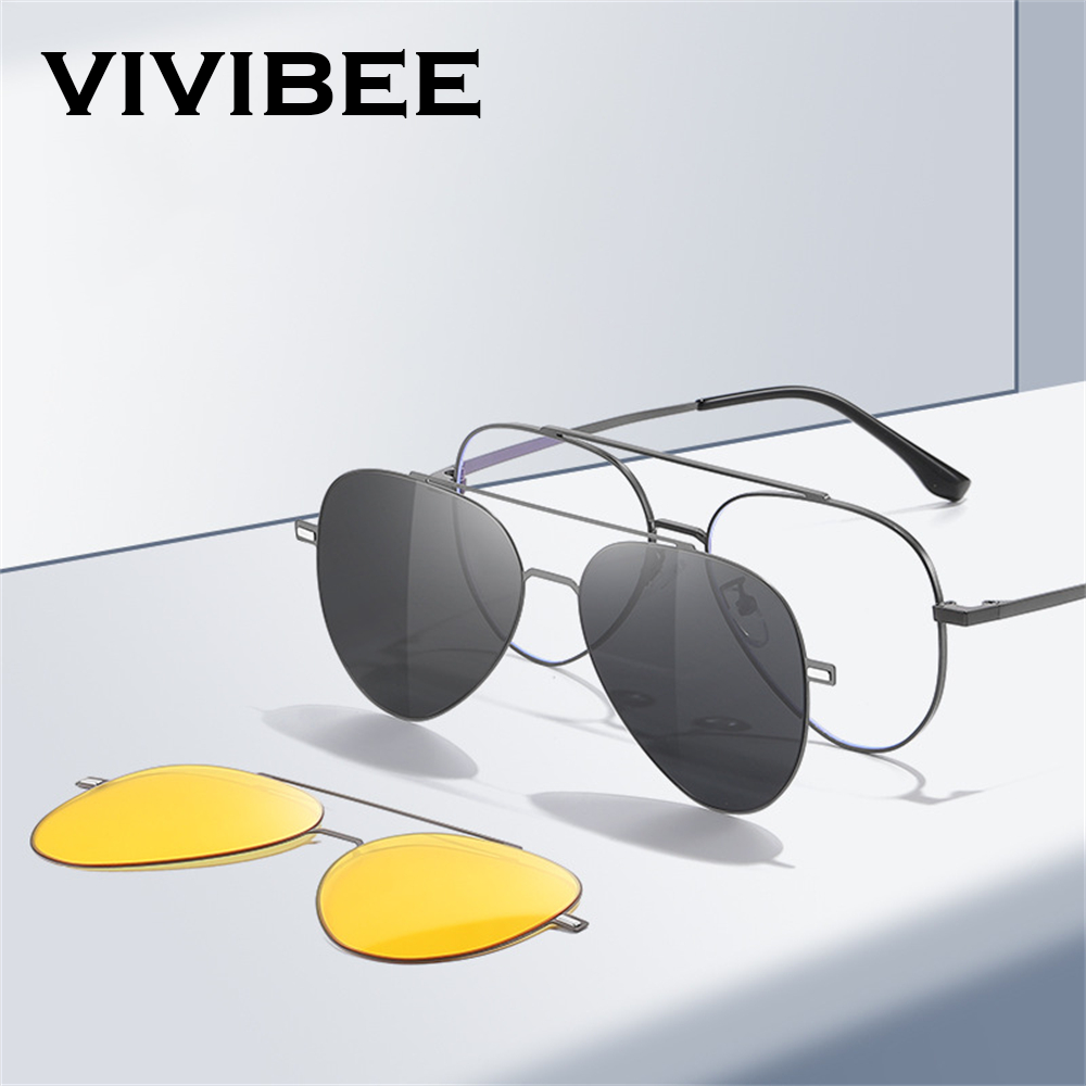 VIVIBEE Aviation Magnetic Pola - Sunglasses Aviator Polarized บทวิจารณ์และราคา