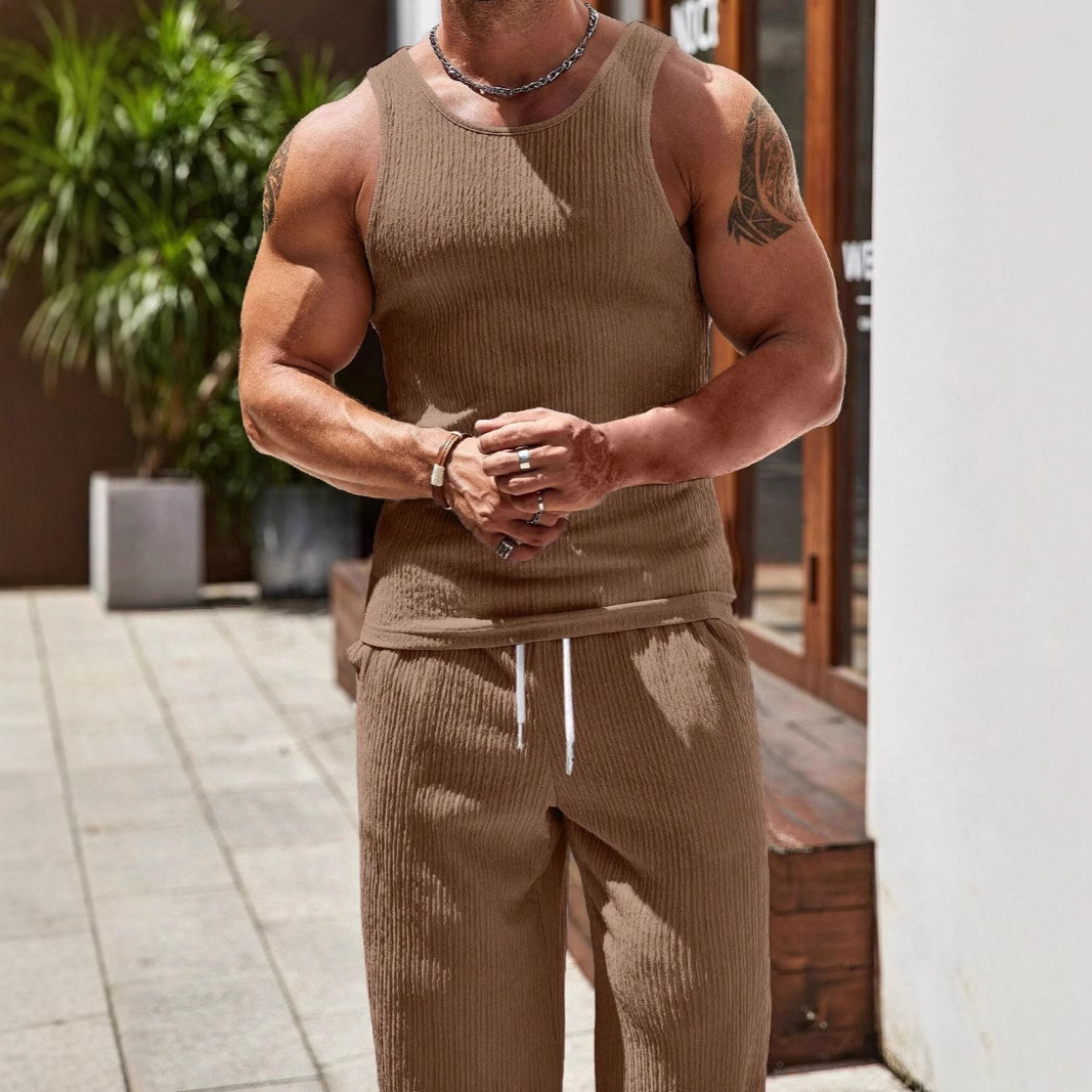2026 Spring Summer Men's Slim  - Tank Top Muscle บทวิจารณ์และราคา