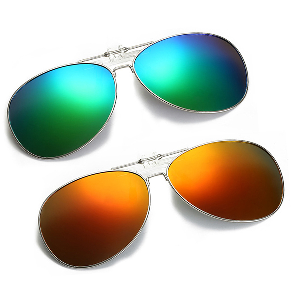 Oversized Pilot Clip on Sungla - Sunglasses Aviator Polarized บทวิจารณ์และราคา