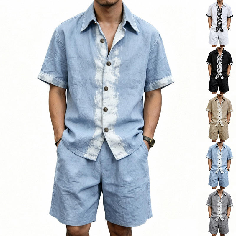Casual Lightweight Summer Line - Linen Shirt Breathable บทวิจารณ์และราคา