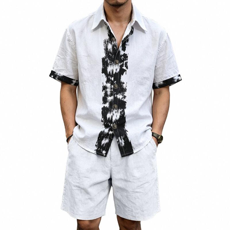 Casual Lightweight Summer Line - Linen Shirt Breathable บทวิจารณ์และราคา