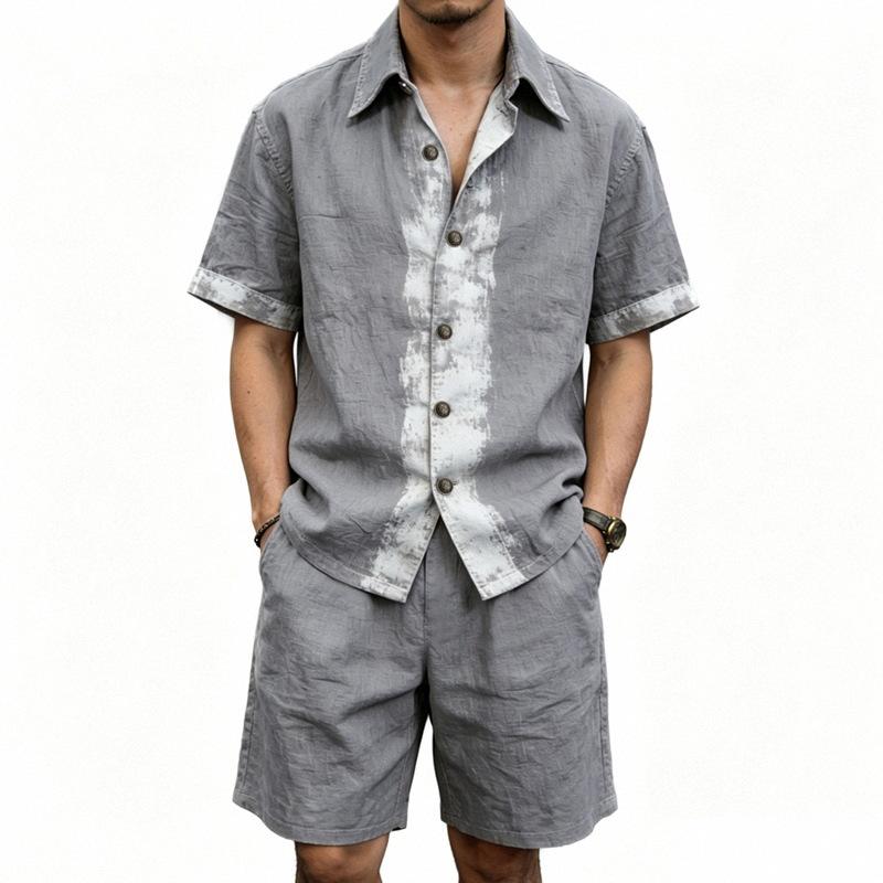 Casual Lightweight Summer Line - Linen Shirt Breathable บทวิจารณ์และราคา
