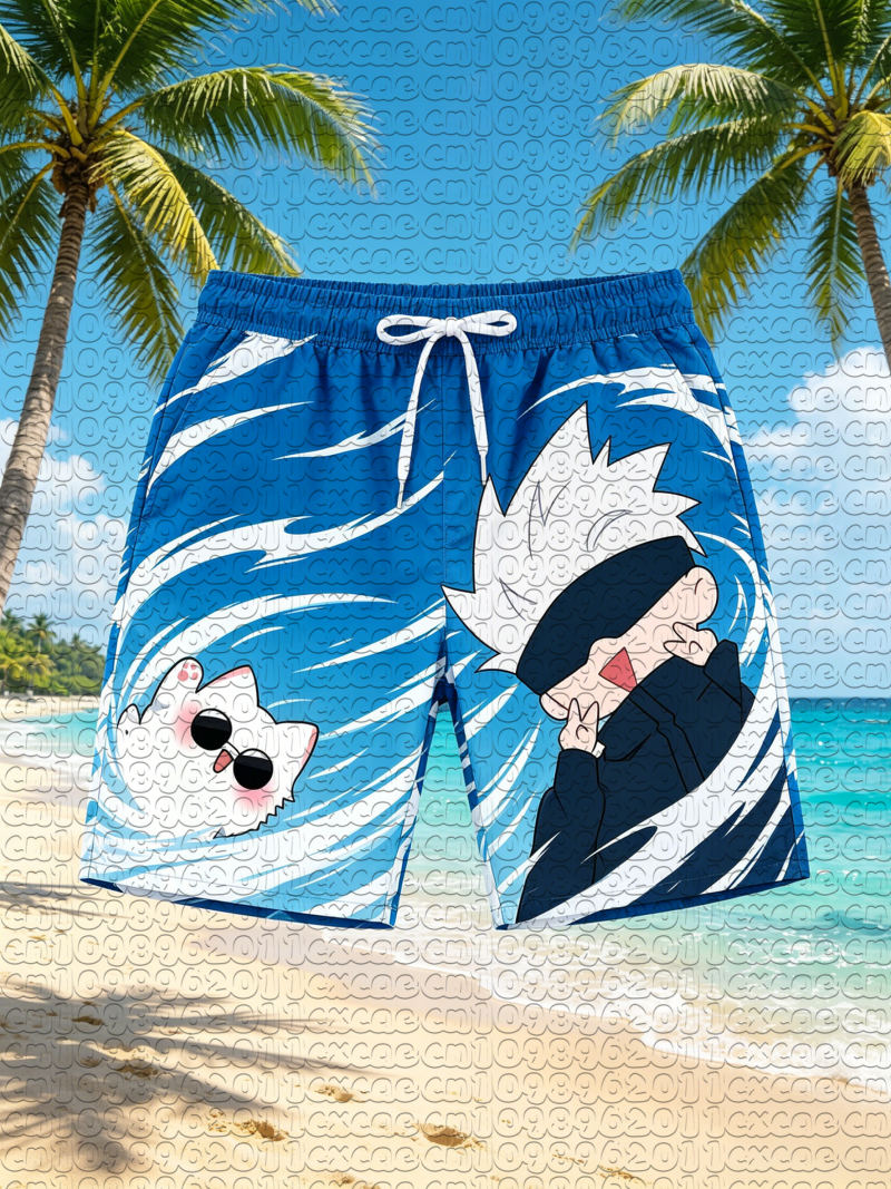 Summer New Manga Jujutsu Kaise - Swim Trunk Quick Dry บทวิจารณ์และราคา