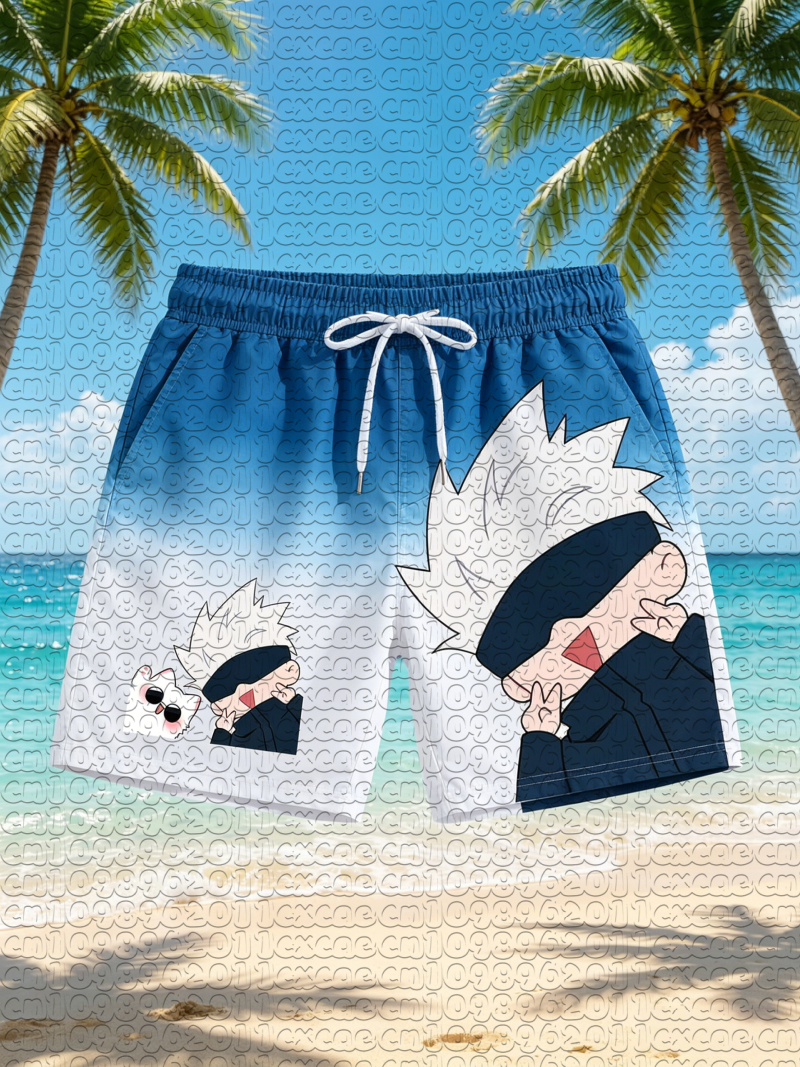 Summer New Manga Jujutsu Kaise - Swim Trunk Quick Dry บทวิจารณ์และราคา