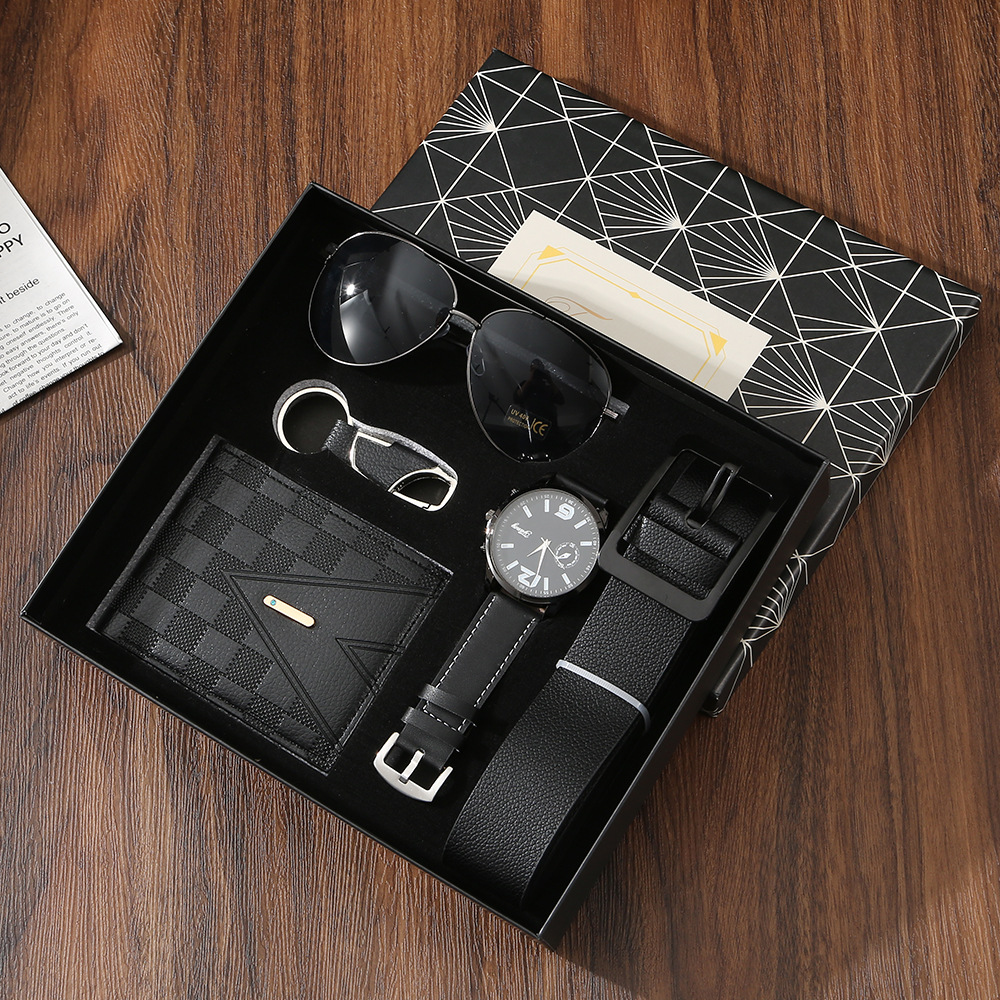 New Mens Watch Set with Gift B - Sunglass Retainer Cord บทวิจารณ์และราคา