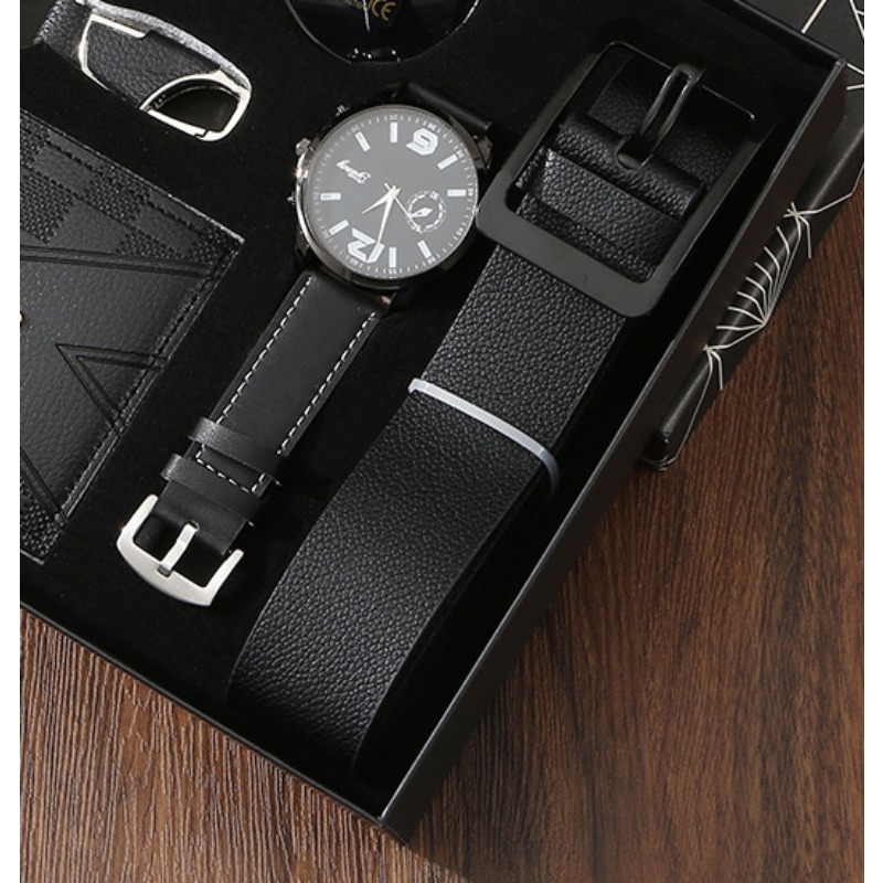 New Mens Watch Set with Gift B - Sunglass Retainer Cord บทวิจารณ์และราคา