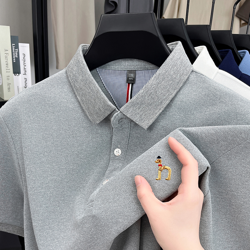 Brand Design Men's Polo Shirt  - Polo Shirt Pique บทวิจารณ์และราคา