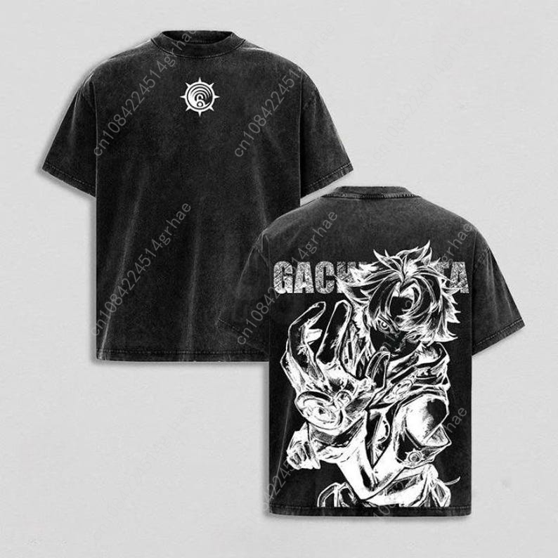 Gachiakuta Vintage Anime Washe - Tee Graphic Print บทวิจารณ์และราคา