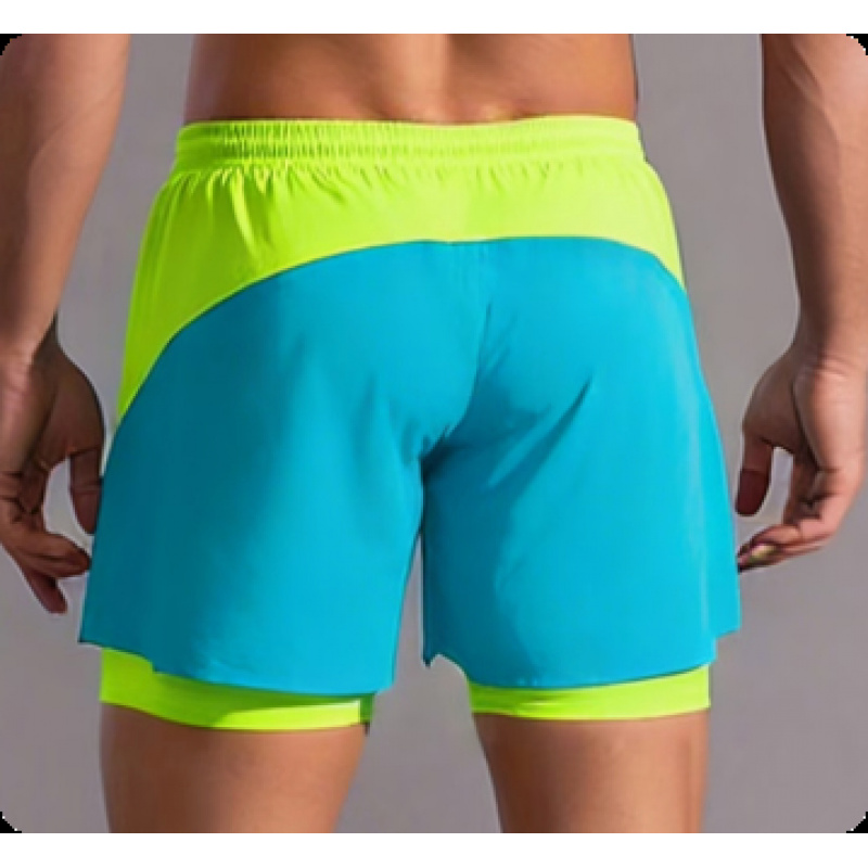 Men'S Two-In-One Double Layer  - Trunks Board Surf บทวิจารณ์และราคา