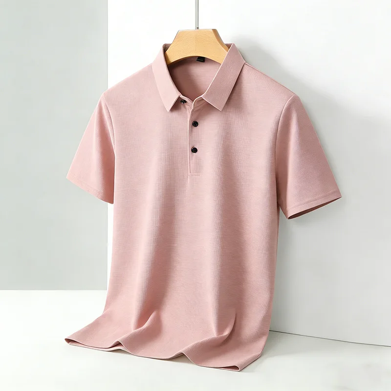 Men's Classic Collar Short Sle - Polo Shirt Pique บทวิจารณ์และราคา