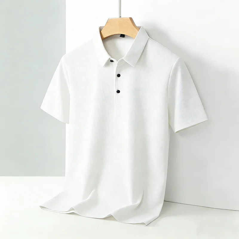 Men's Classic Collar Short Sle - Polo Shirt Pique บทวิจารณ์และราคา
