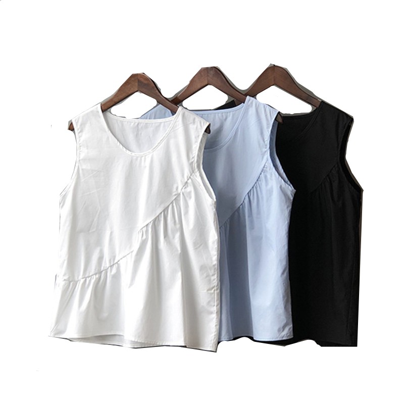 loose casual women cotton line - Shirt Camp Collar บทวิจารณ์และราคา