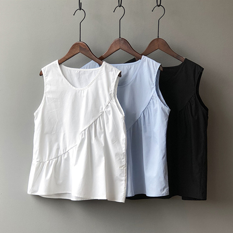 loose casual women cotton line - Shirt Camp Collar บทวิจารณ์และราคา