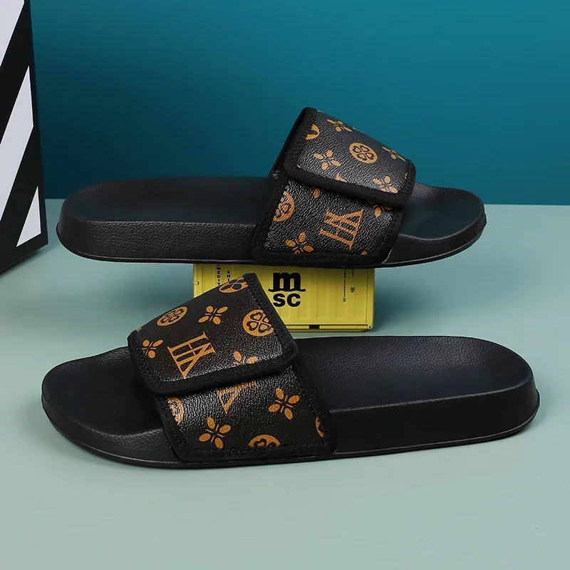 Men's Genuine Leather Sandals  - Flip Flop Leather Men บทวิจารณ์และราคา