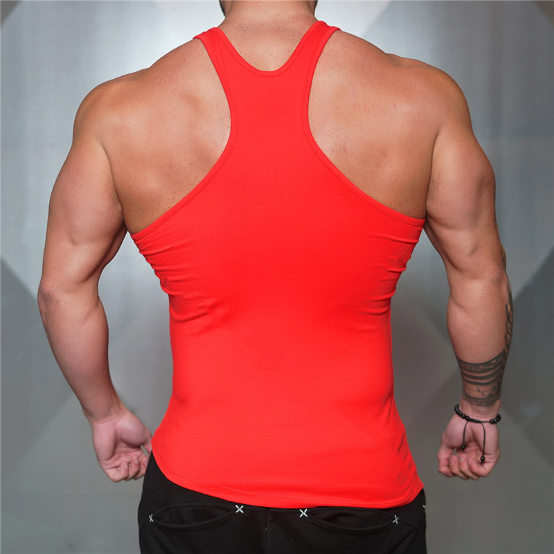 Gym Bodybuilding Muscle Shirts - Tank Top Muscle บทวิจารณ์และราคา