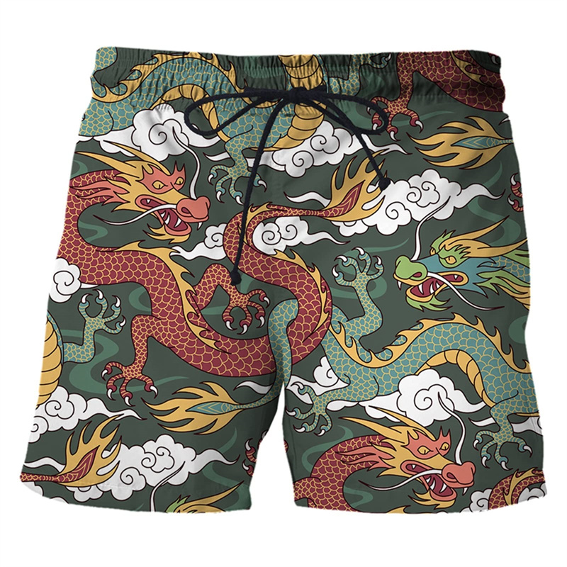 Chinese Dragon 3d Print Swim T - Trunks Board Surf บทวิจารณ์และราคา