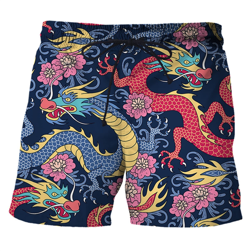 Chinese Dragon 3d Print Swim T - Trunks Board Surf บทวิจารณ์และราคา