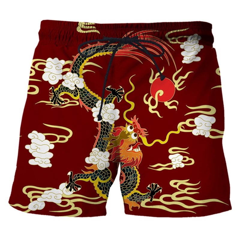Chinese Dragon 3d Print Swim T - Trunks Board Surf บทวิจารณ์และราคา