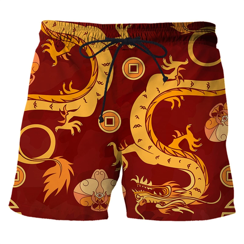 Chinese Dragon 3d Print Swim T - Trunks Board Surf บทวิจารณ์และราคา
