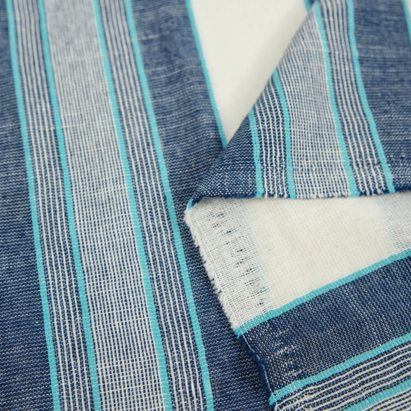2Yards Fresh and artistic Blue - Linen Shirt Breathable บทวิจารณ์และราคา