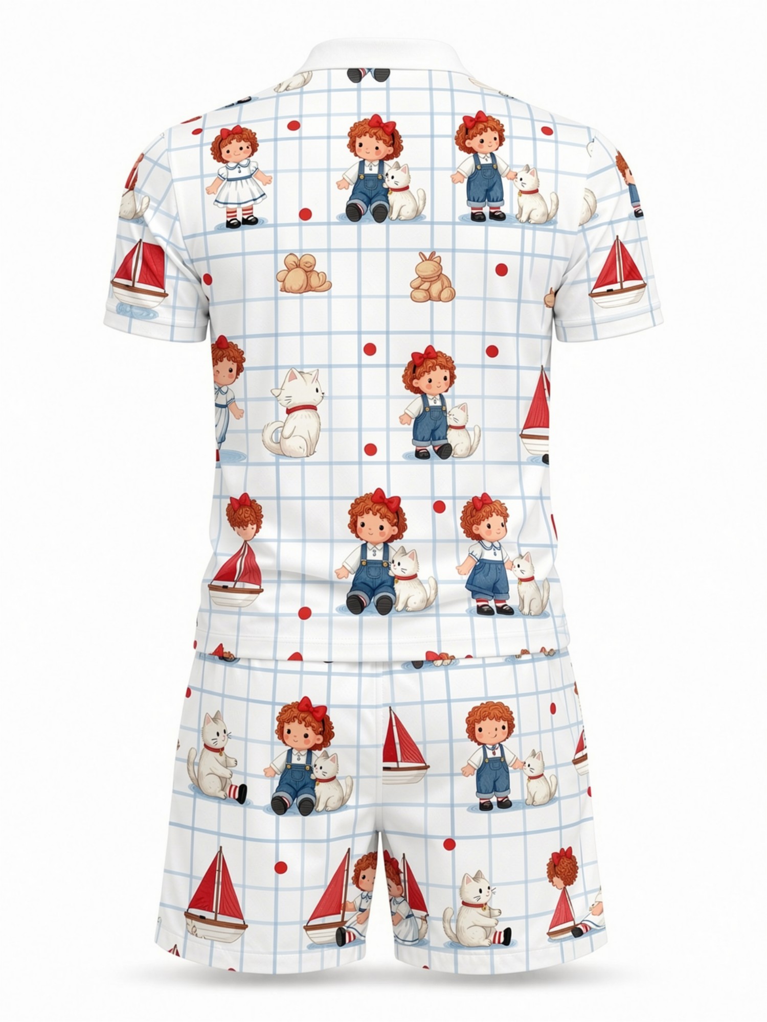 Mens Short Sleeve Polo Shirt a - Resort Shirt Floral บทวิจารณ์และราคา